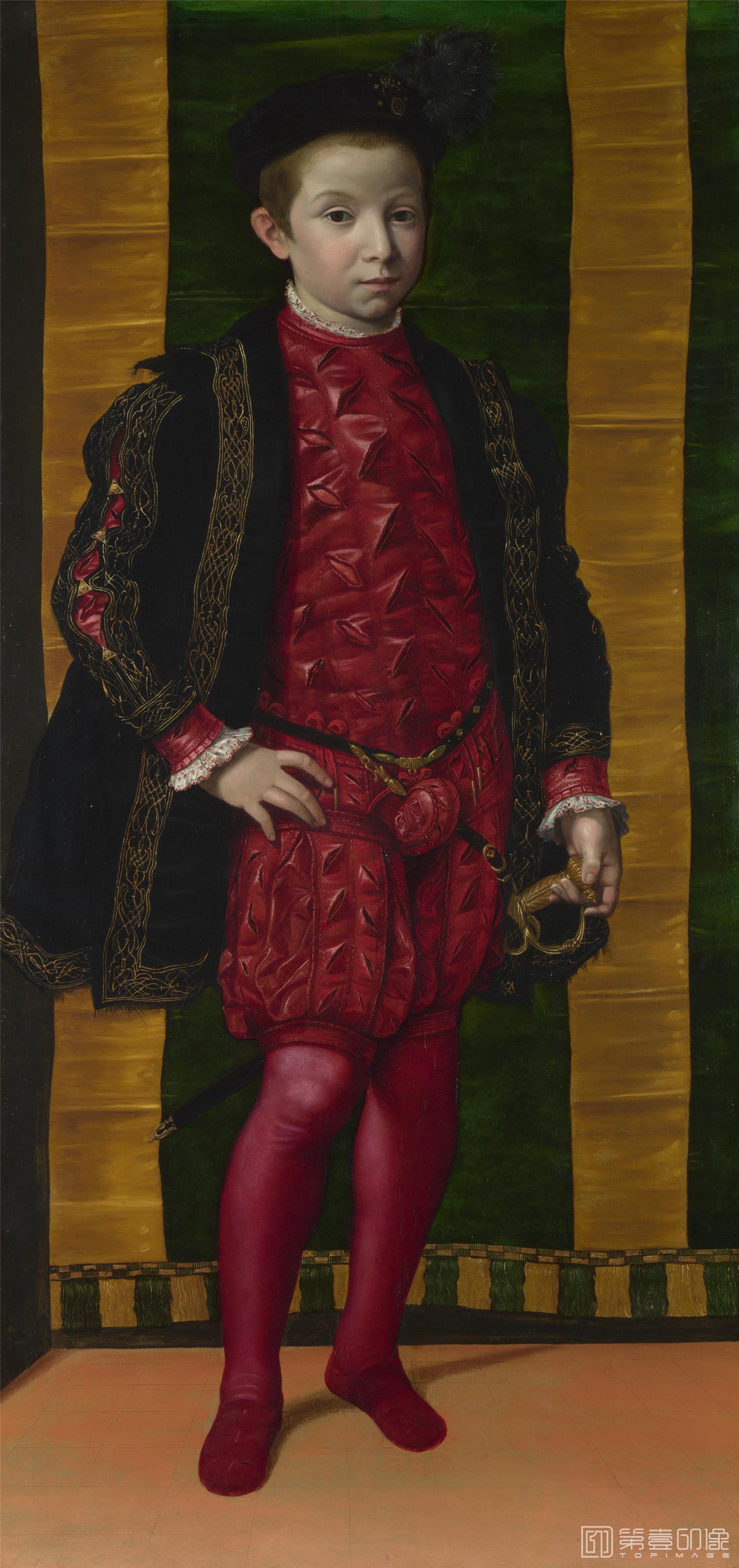 油画-大英博物馆藏画-Italian, Florentine - Portrait of a Boy-1197
